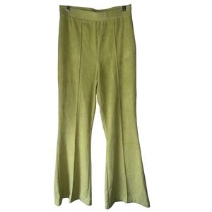 Aerie Groove-On Rib Velour Flare Pant Size M‎